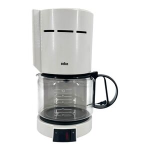 Vintage Braun Aromaster Coffee Maker Type 4085 White 10 Cup Tested Works